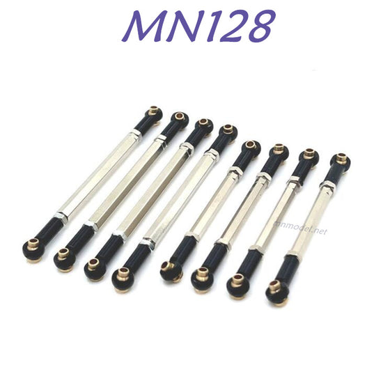 MN MODEL MN168 RC Car Upgrade part Metal Connect Rods black