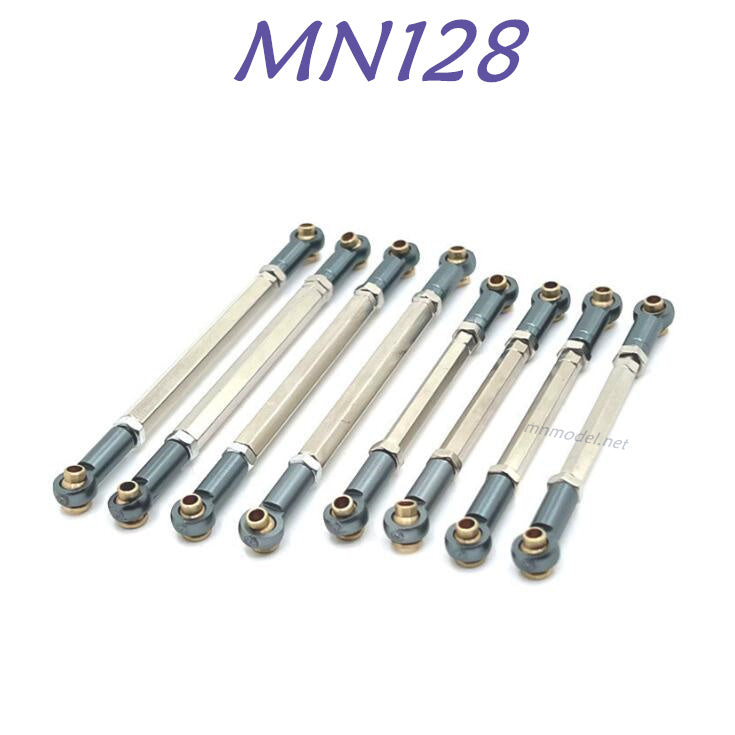 MN MODEL MN168 RC Car Upgrade part Metal Connect Rods titanium