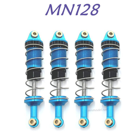 MN MODEL MN168 RC Car Upgrade part Metal Shock blue