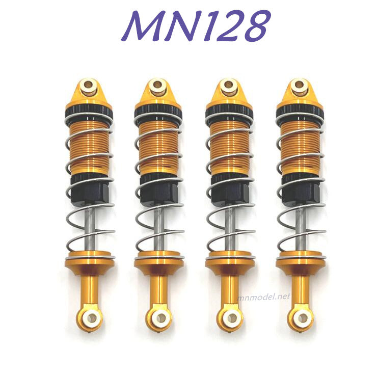 MN MODEL MN168 RC Car Upgrade part Metal Shock gold