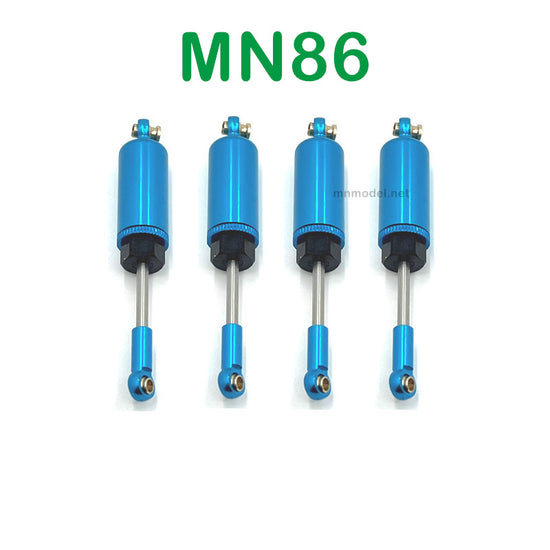 MN MODEL MN86 RC Car Upgrade parts Hydraulic pressure Shock blue