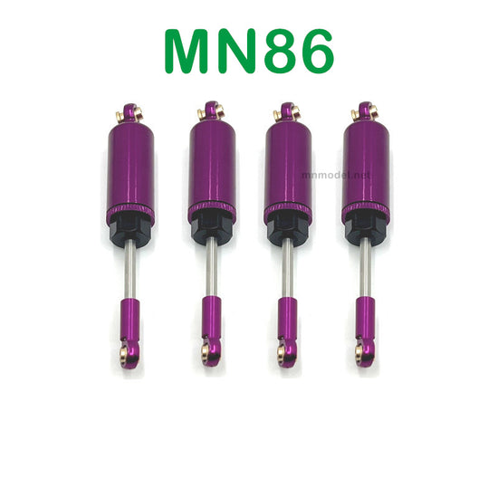 MN MODEL MN86 RC Car Upgrade parts Hydraulic pressure Shock purple