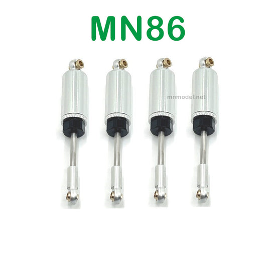 MN MODEL MN86 RC Car Upgrade parts Hydraulic pressure Shock white