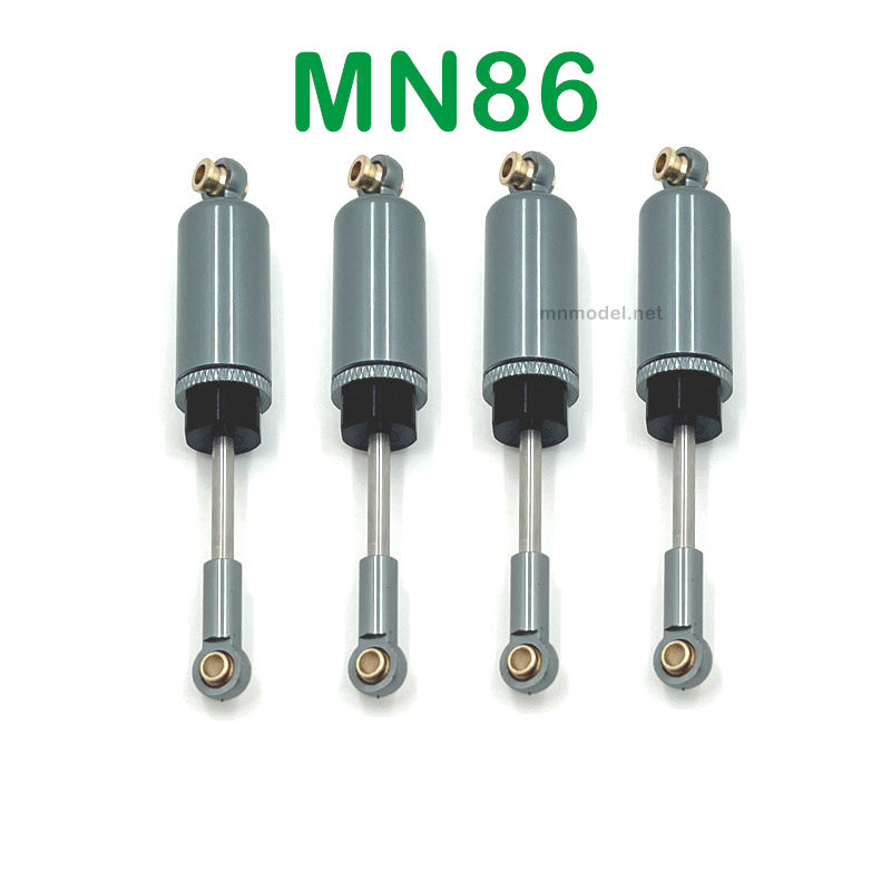 MN MODEL MN86 RC Car Upgrade parts Hydraulic pressure Shock grey