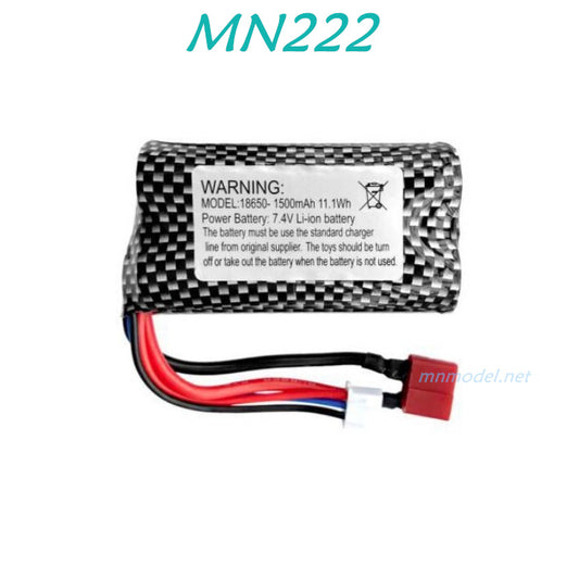 MN MODEL MN222 Original part 7.4V 1500mAh Battery