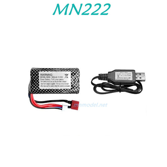 MN MODEL MN222 Original part 7.4V USB Charger and Battery