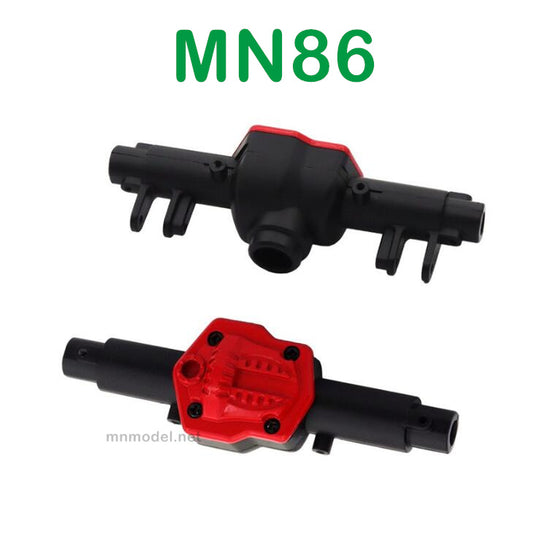 MN MODEL MN86 RC Car Upgrade parts Metal Front and Rear Gearbox Cover black