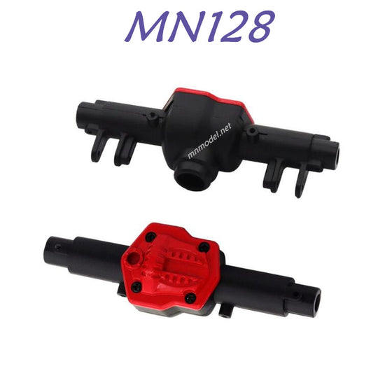 MN MODEL MN168 RC Car Upgrade part Metal Front and Rear Gearbox Cover black