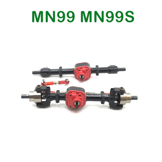 MN MODEL MN99 MN99S RC Car Upgrades Parts Front and Rear Axle Assembly black