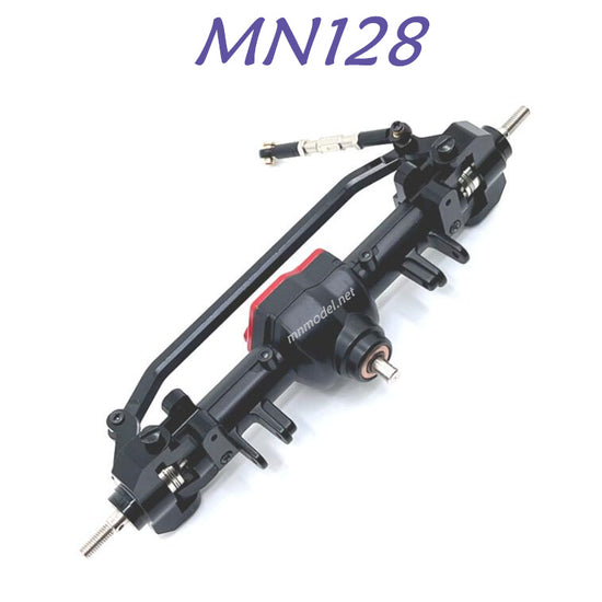 MN MODEL MN168 RC Car Upgrade part Metal Front Axle Assembly black