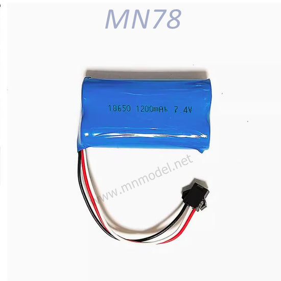 MN MODEL MN78 1/12 RC Car parts 7.4V 1200mAh Battery not original