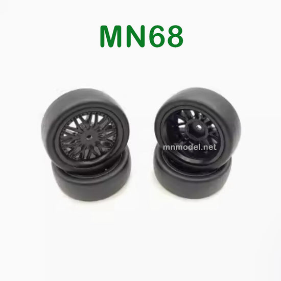 Original Parts Of MN MODEL MN68 RC Car Drift Racing Tires