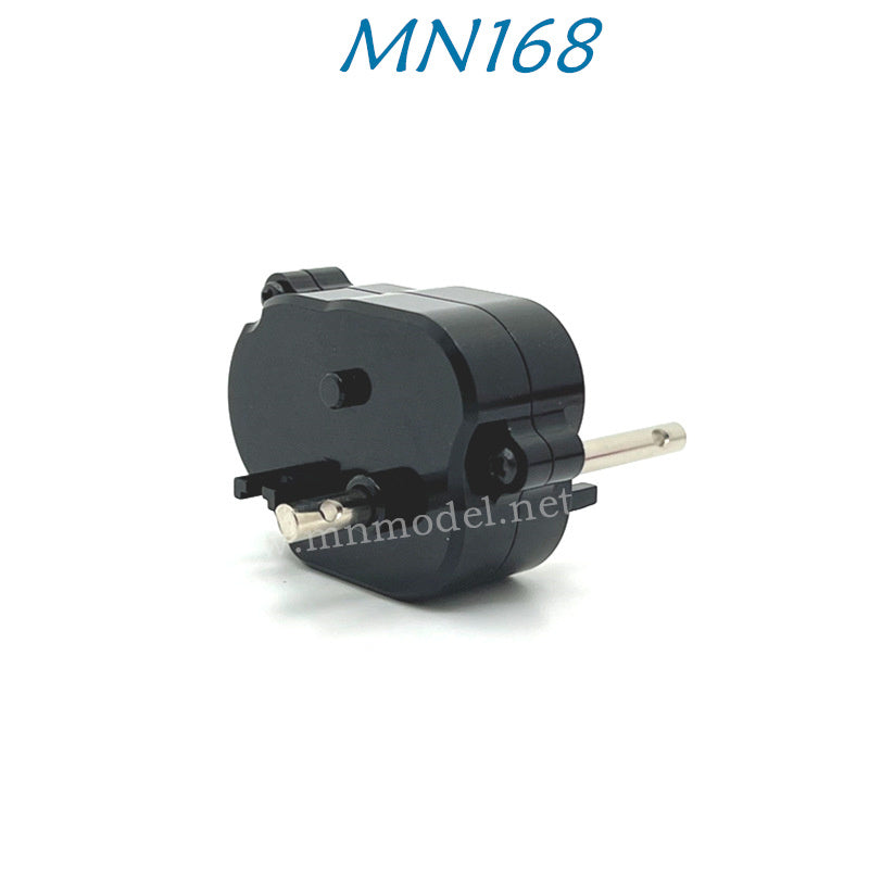 Upgrade Of MN MODEL MN168 RC Car Parts Metal Middle Gear Box Assembly black