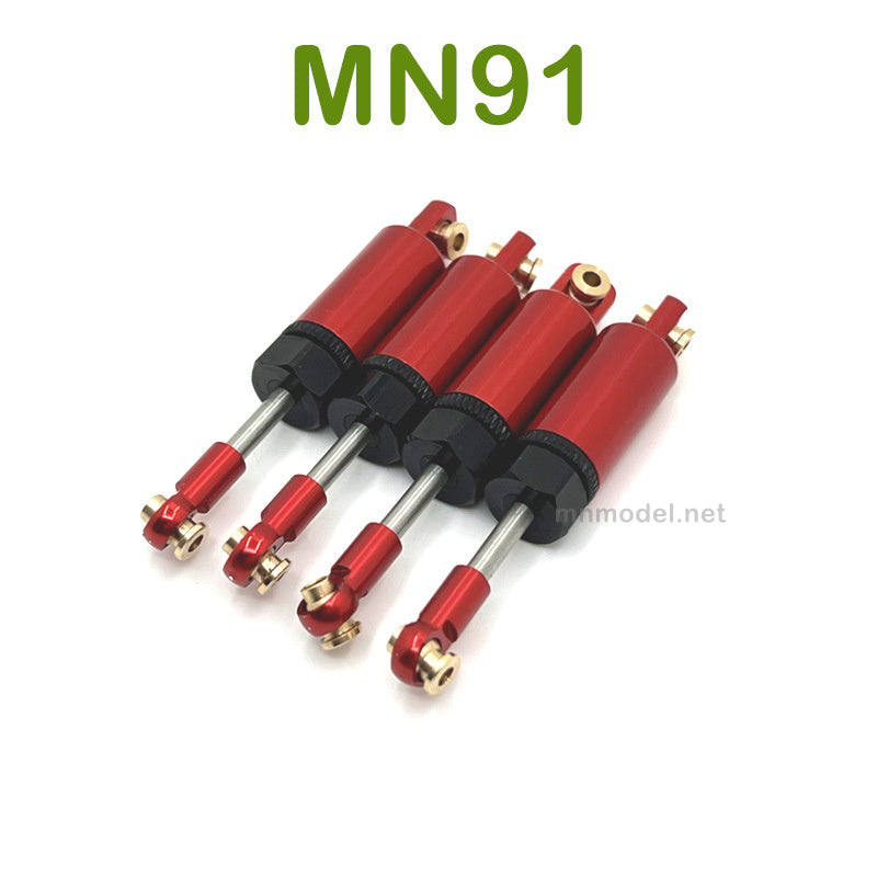 Upgrade parts For MN MODEL MN91 RC Racing Car Oil Shock Absorber red