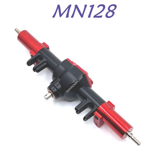 MN MODEL MN128 RC Car Upgrade part Metal Rear Axle Assembly red black