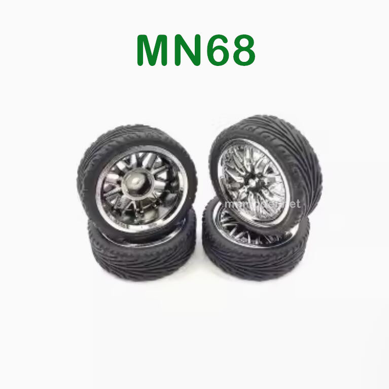 Original Parts Of MN MODEL MN68 RC Car Racing Tires 