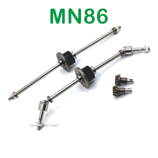 MN MODEL MN86 RC Car Upgrade parts Rear and Front Axle Shaft kit