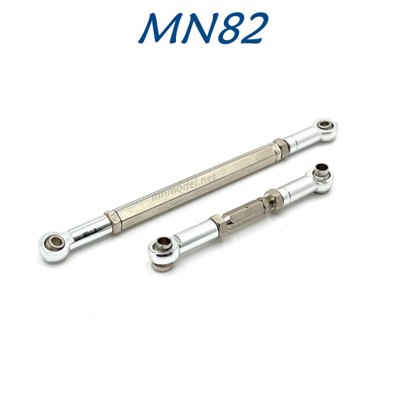 MN MODEL MN82 RC Car Upgrades Connect Rods silver