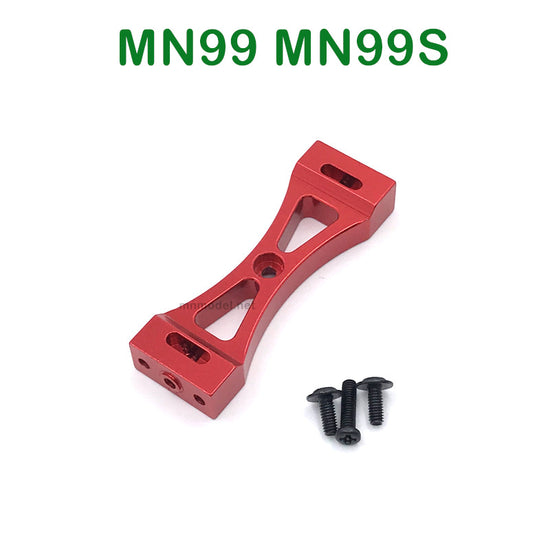 Upgrades Parts of MN MODEL MN99 MN99S RC Car Cross Beam red