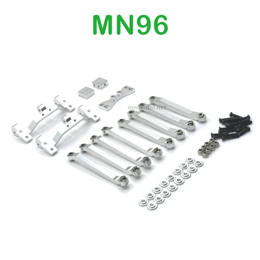 Upgrade parts of MN MODEL MN96 RC Car Connect Rod and Connect Rod seat silver