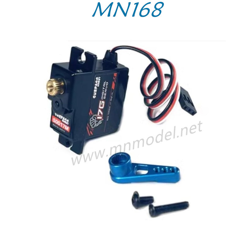 Upgrade Of MN MODEL MN168 RC Car Parts Servo Metal Servo Arm blue