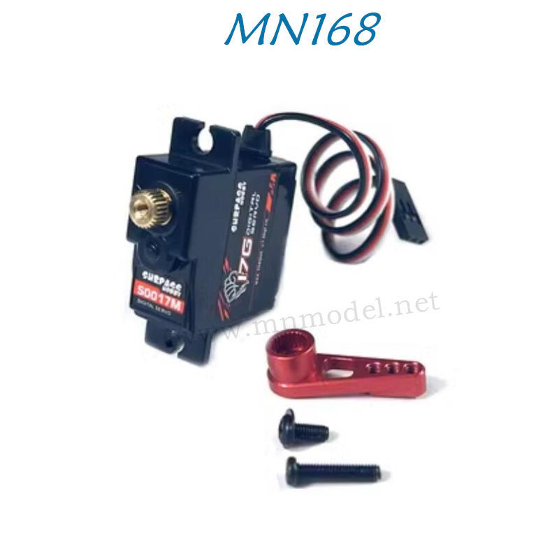 Upgrade Of MN MODEL MN168 RC Car Parts Servo Metal Servo Arm red