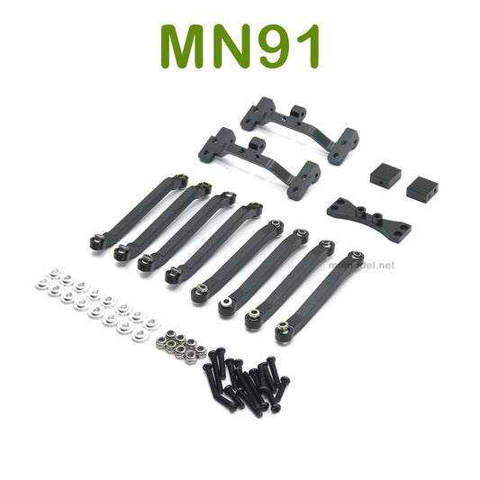 Upgrade parts For MN MODEL MN91 RC Racing Car Connect Rod and Connect Rod seat black