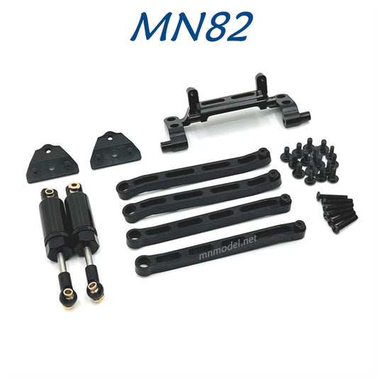 MN MODEL MN82 RC Car Upgrades Connect Rod Oli Shock kit black