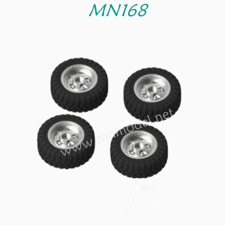 MN MODEL MN168 RC Car Original part 168A-02 Tire 4pcs