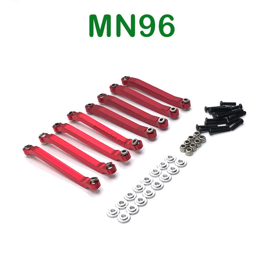 Upgrade parts of MN MODEL MN96 RC Car Fixing Connect Rod red