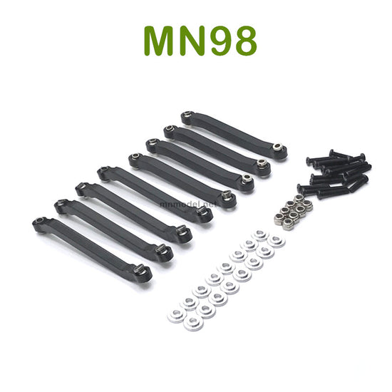 Upgrade MN MODEL MN98 RC Car parts Fixing Connect Rod bLCK