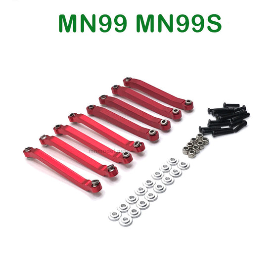 Upgrades Parts of MN MODEL MN99 MN99S RC Car Fixing Connect Rod red