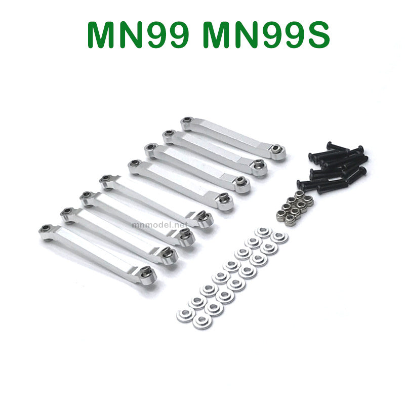 Upgrades Parts of MN MODEL MN99 MN99S RC Car Fixing Connect Rod silver