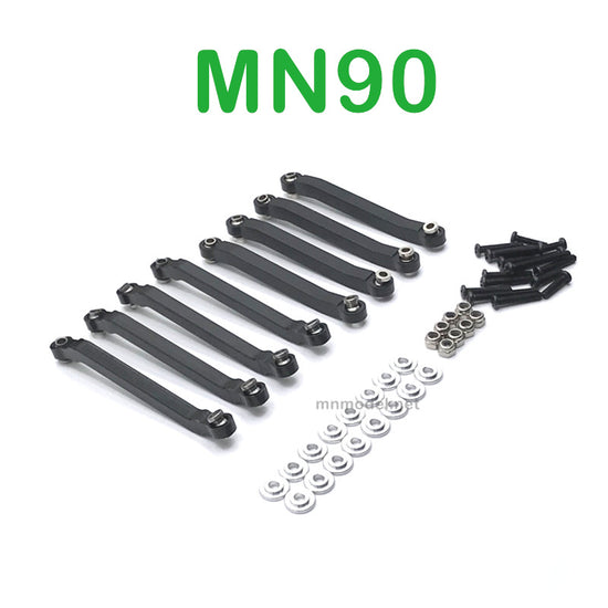 Upgrade Parts Of MN MODEL MN90 RC Car Fixing Connect Rod black