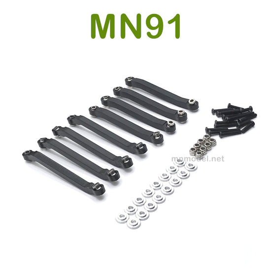 Upgrade parts For MN MODEL MN91 RC Racing Car Fixing Connect Rod black