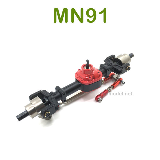 Upgrade parts For MN MODEL MN91 RC Racing Car Metal Front Axle Assembly black