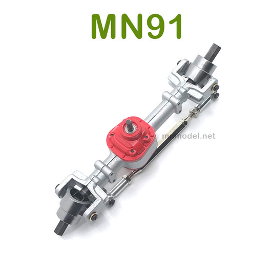 Upgrade parts For MN MODEL MN91 RC Racing Car Metal Front Axle Assembly silver