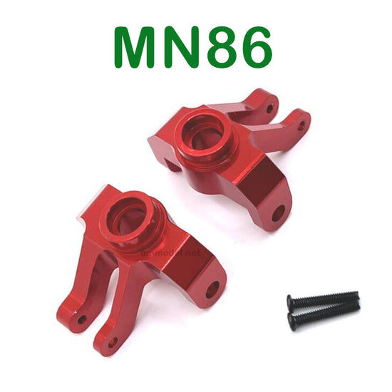 MN MODEL MN86 RC Car Upgrade parts Front Steering Cup red