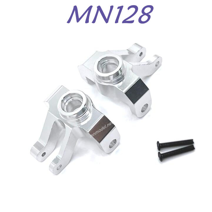 MN MODEL MN128 RC Car Upgrade part Metal Front Steering Cup silver