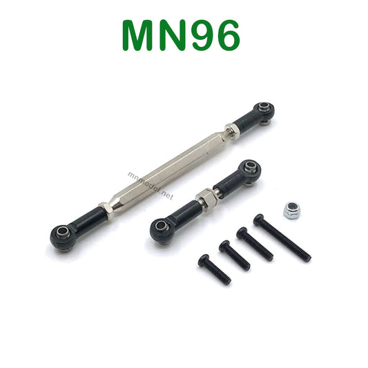 Upgrade parts of MN MODEL MN96 RC Car Steering and Servo Connect Rods black