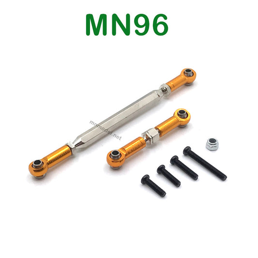 Upgrade parts of MN MODEL MN96 RC Car Steering and Servo Connect Rods gold