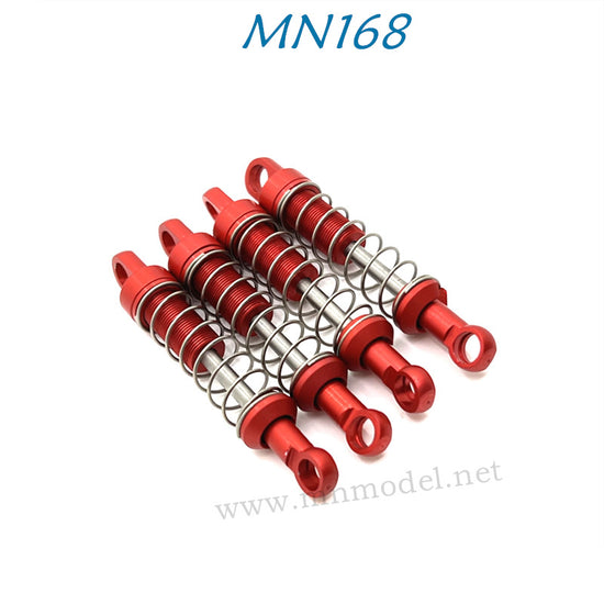 MN MODEL MN168 RC Car Parts Upgrade Shock Metal Version red