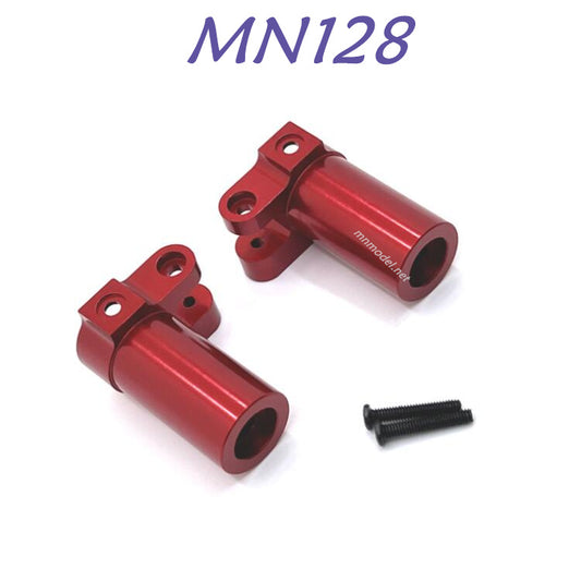 MN MODEL MN128 RC Car Upgrade part Metal Rear Axle Cup red