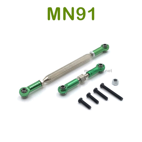 Upgrade parts For MN MODEL MN91 RC Racing Car Steering and Servo Connect Rods green