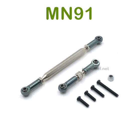 Upgrade parts For MN MODEL MN91 RC Racing Car Steering and Servo Connect Rods titanium