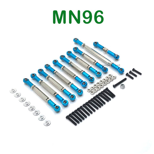 Upgrade parts of MN MODEL MN96 RC Car Connect Rods blue