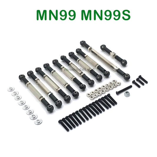 Upgrades Parts of MN MODEL MN99 MN99S RC Car Connect Rods BLACK