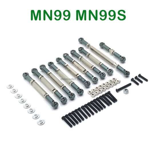 Upgrades Parts of MN MODEL MN99 MN99S RC Car Connect Rods titanium