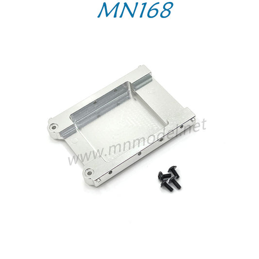 MN MODEL MN168 RC Car Parts Upgrade Metal Rear Tail Plate Tail Beam silver