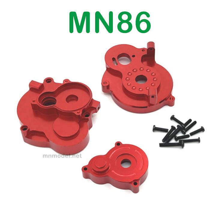 MN MODEL MN86 RC Car Upgrade parts Motor Gear Cover red